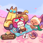 Campfire Cat Cafe Cute Game