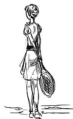 tennisfanka, tennisfanka