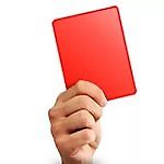 красная карточка Понтуса, красная карточка Понтуса