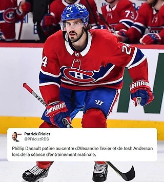 ❗️🇨🇦 Нападающий Филлип Дано сегодня проведет первую игру в составе «Монреаля» после недавнего обмена