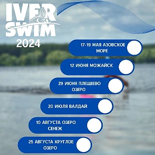 Серия соревнований по плаванию на открытой воде IVER SWIM 2024