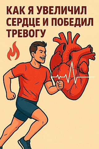 «Как я увеличил сердце и победил тревогу: мощная правда о кардио, которая изменит вашу жизнь!» 💪❤️🔥