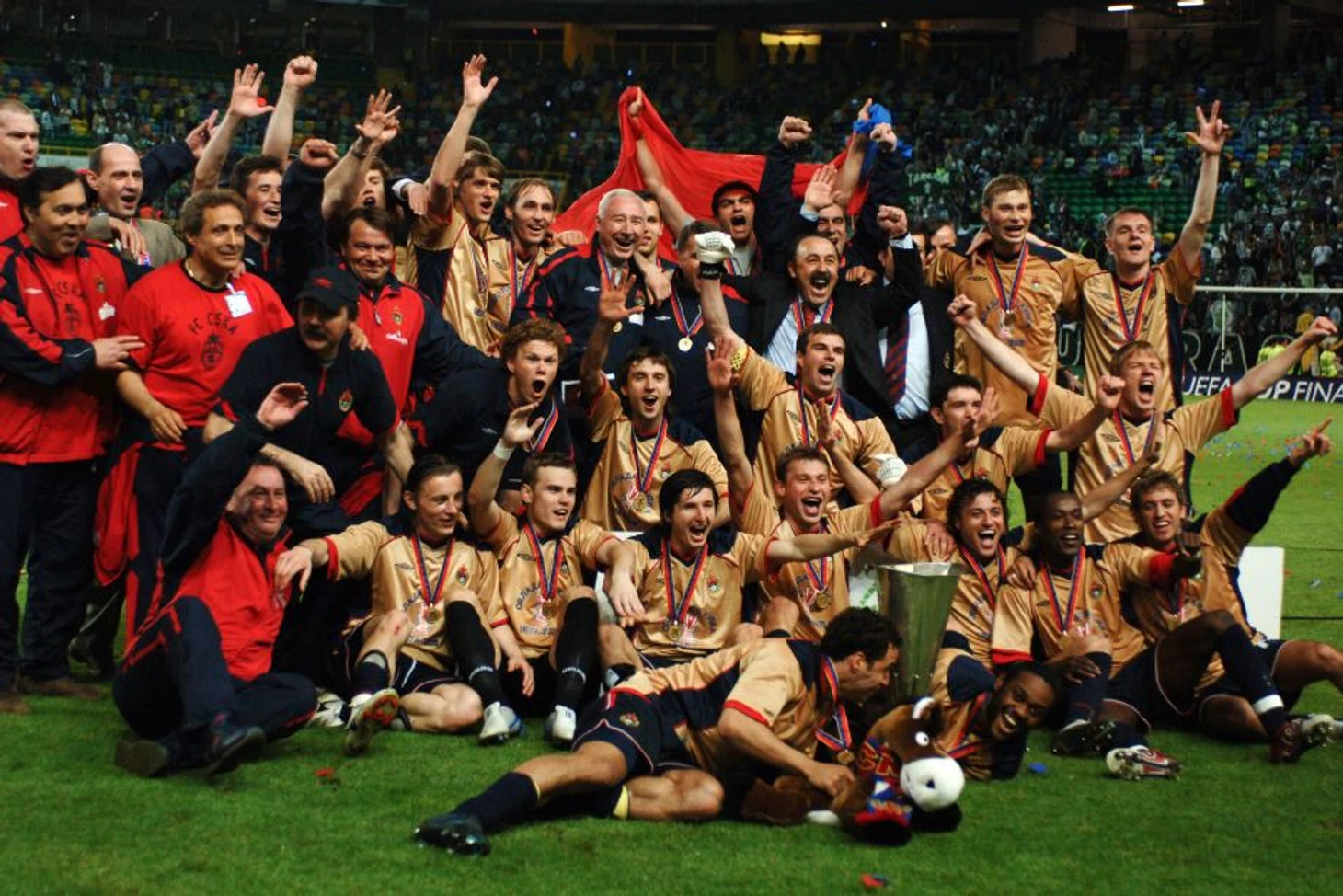 ПФК ЦСКА с Кубком УЕФА