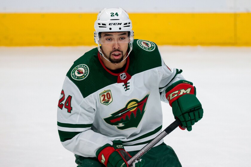 For standing up to hate, Matt Dumba is Wild's Masterton Trophy nominee