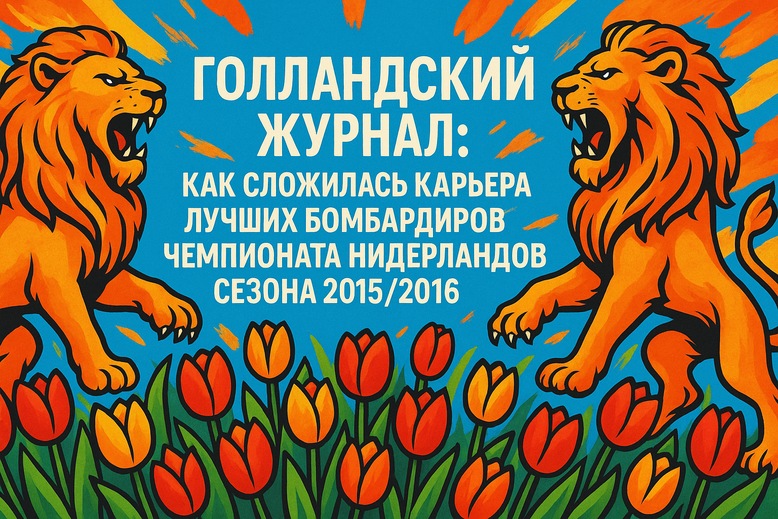 Голландский журнал: как сложилась карьера лучших бомбардиров чемпионата Нидерландов сезона 2015/2016!
