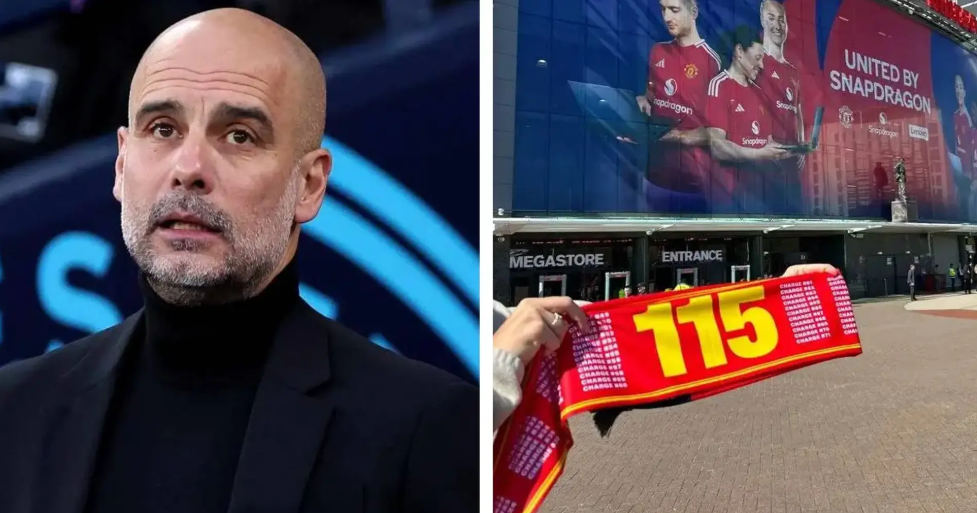 Фанаты «МЮ» изысканно затроллили «Сити» накануне дерби – сделали особый шарфик