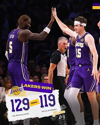 Разбор матча: 🟣🟡 ЛЕЙКЕРС — 🔵⚪️ ДАЛЛАС 129:119 Кубок Emirates НБА