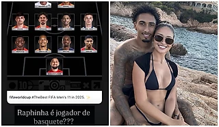 😡 «Может, он баскетболист?» Жена Рафиньи в шоке от его непопадания в сборную года по версии FIFA