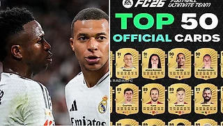 EA Sports показала топ-50 игроков в FC 26: двое делят первое место, много Ла Лиги