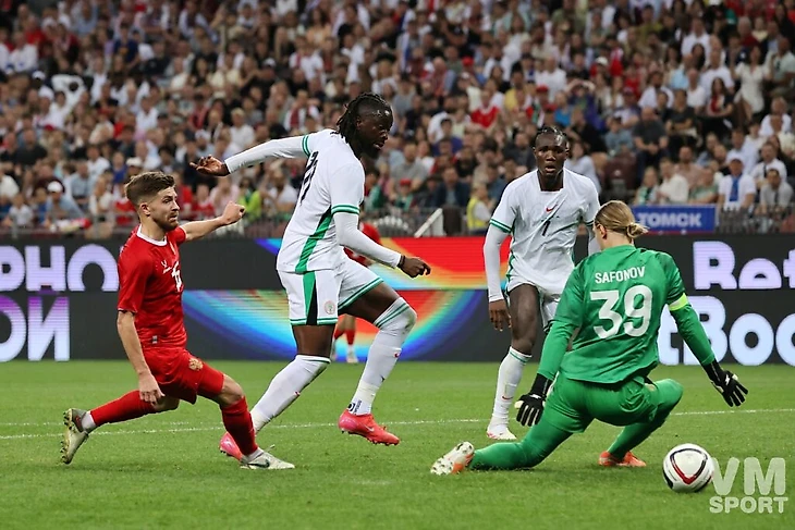 Сборная России-Сборная Нигерии. Футбол
