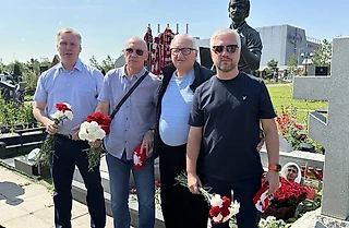 Спартаковцы почтили память Фёдора Черенкова