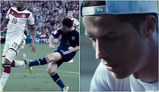 😟 Похоже, у Роналду действительно проблемы 🧠 из-за успехов Месси. Фанаты вспомнили странный отрывок из 2015-го, где Кришу тревожно из-за финала ЧМ-2014