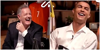 🎥 Деньги, Месси, Трамп, Джорджина. Роналду и Морган интригуют трейлером нового интервью