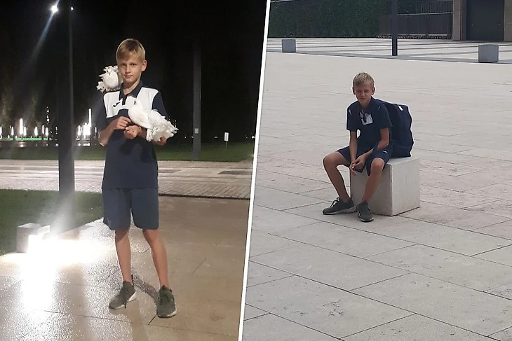 Маленький Глеб Пополитов в Краснодаре