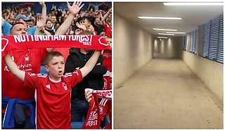 Путь на фанатский гостевой сектор стадиона «Утрехта» – катакомбы. Завтра там сыграет «Ноттингем Форест»