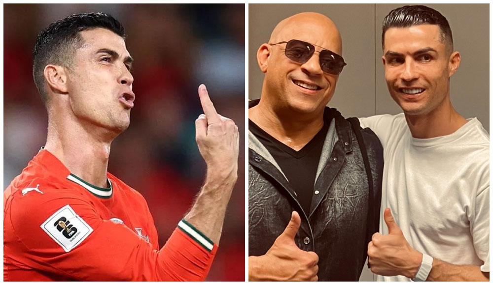 Роналду станет актером. Вин Дизель позвал его в новый «Форсаж»