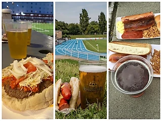 🍺🌭Атмосфера за пределами топ-лиг — кайф! Вкуснейший выпуск за всю историю:  плескавица, кезекрайнер и датский хот-дог