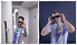 Сборная Аргентины снялась в очень странном видео - прорекламировали солнцезащитные очки?