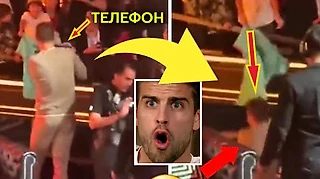 ВИДЕО: Жерар Пике смотрел в телефон и не увидел, что перед ним – яма. Лучше бы он поднял глаза