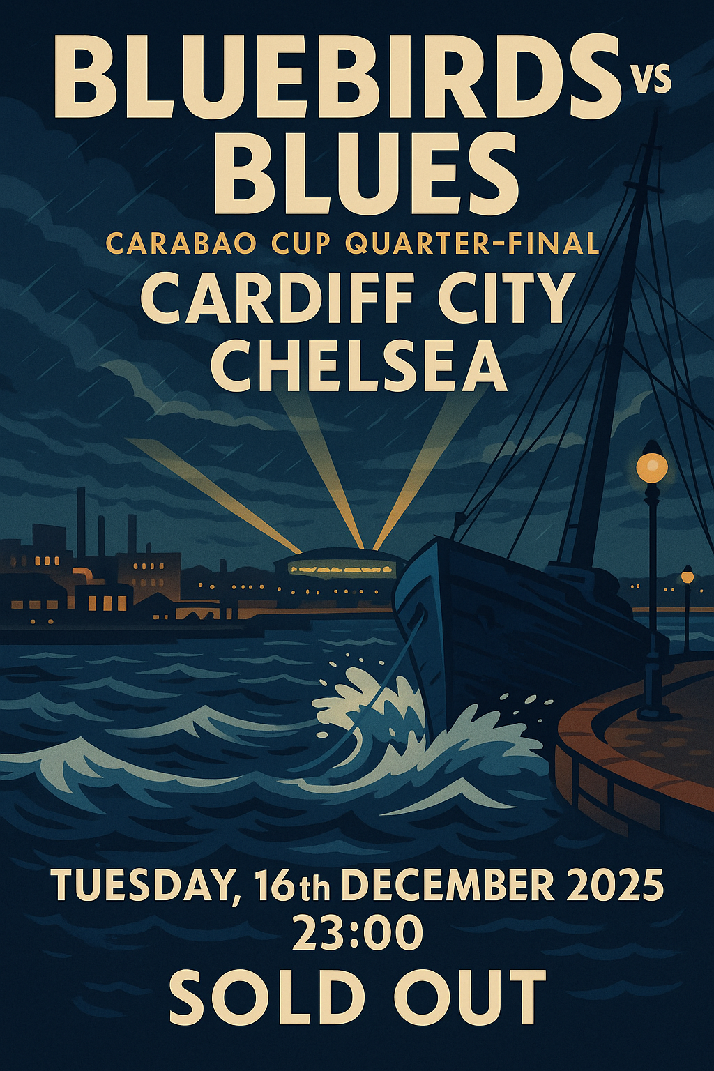 Шторм в Кардиффской бухте: “Челси” заходит в порт, где тонут фавориты