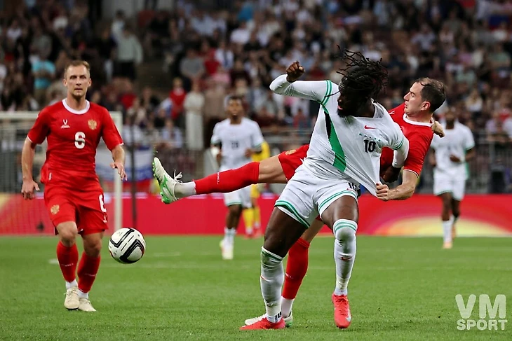 Сборная России-Сборная Нигерии. Футбол