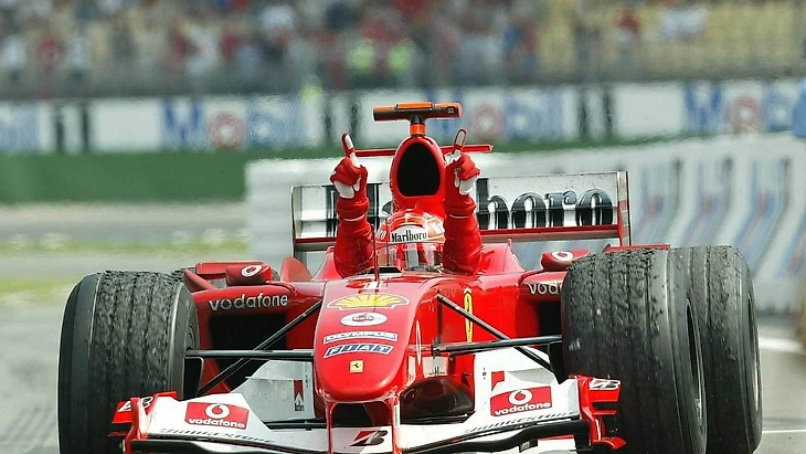 Michael Schumacher's 7th World Championship winning Ferrari F2004's miniature model sold for $350 - The SportsRush