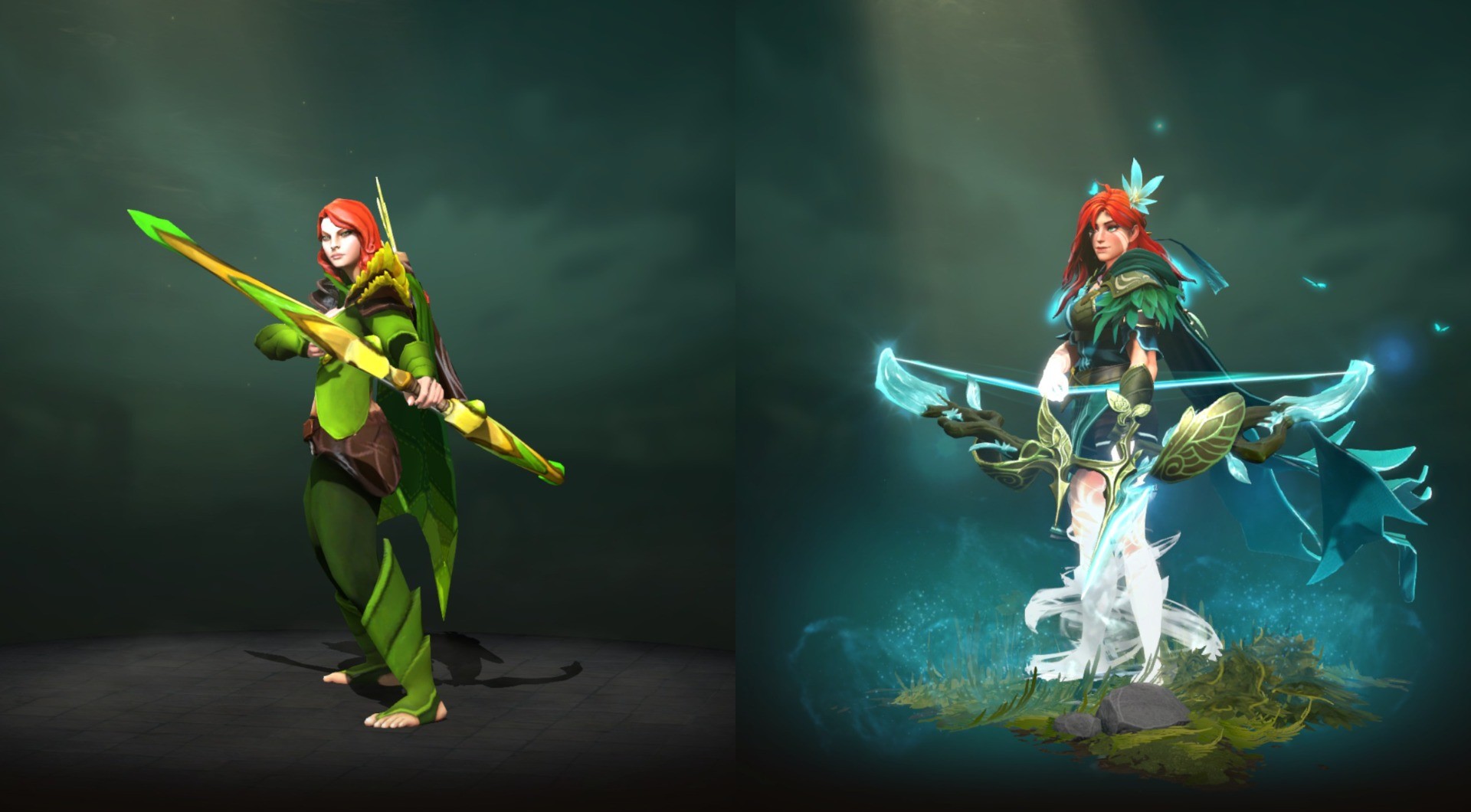 Стандартная Windranger и с Арканой