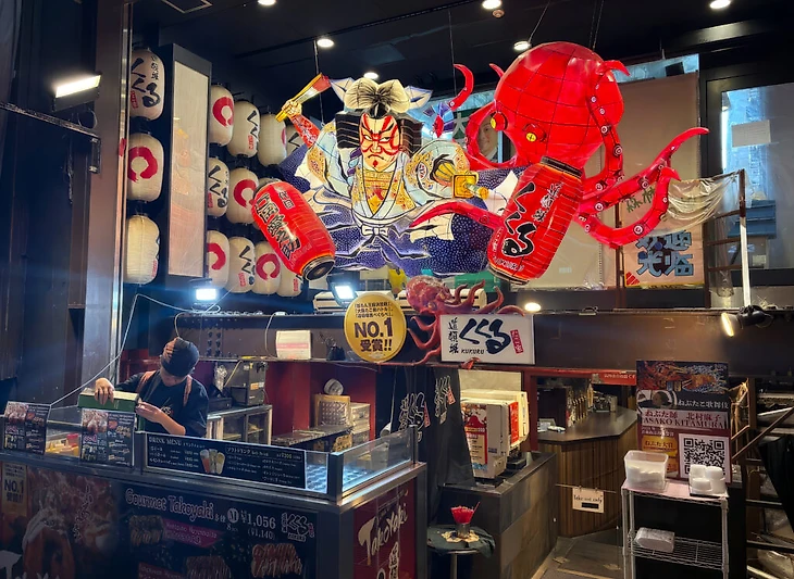 Дотонбори. Развлекательный район в центре Осаки