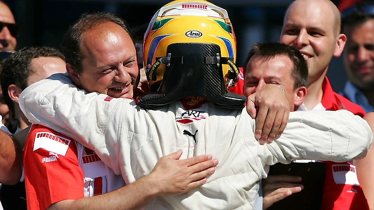 Vasseur and Hamilton have reunited at Ferrari for the 2025 season