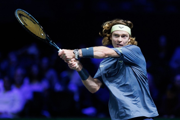 Лернер Тьен, Rolex Paris Masters, Андрей Рублев Лернер Тьен, Rolex Paris Masters, Андрей Рублев