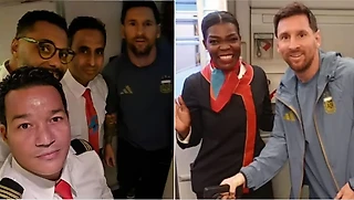 ⚡ Как же любят Месси: расписался прямо на форме пилота — в Анголе продолжается абсолютное безумие