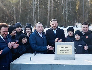 Сегодня в Московской области был заложен камень в основании новой базы ПФК ЦСКА!