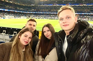 Игроки ЦСКА Обляков и Тороп посетили матч «Реал» - «Манчестер Сити»