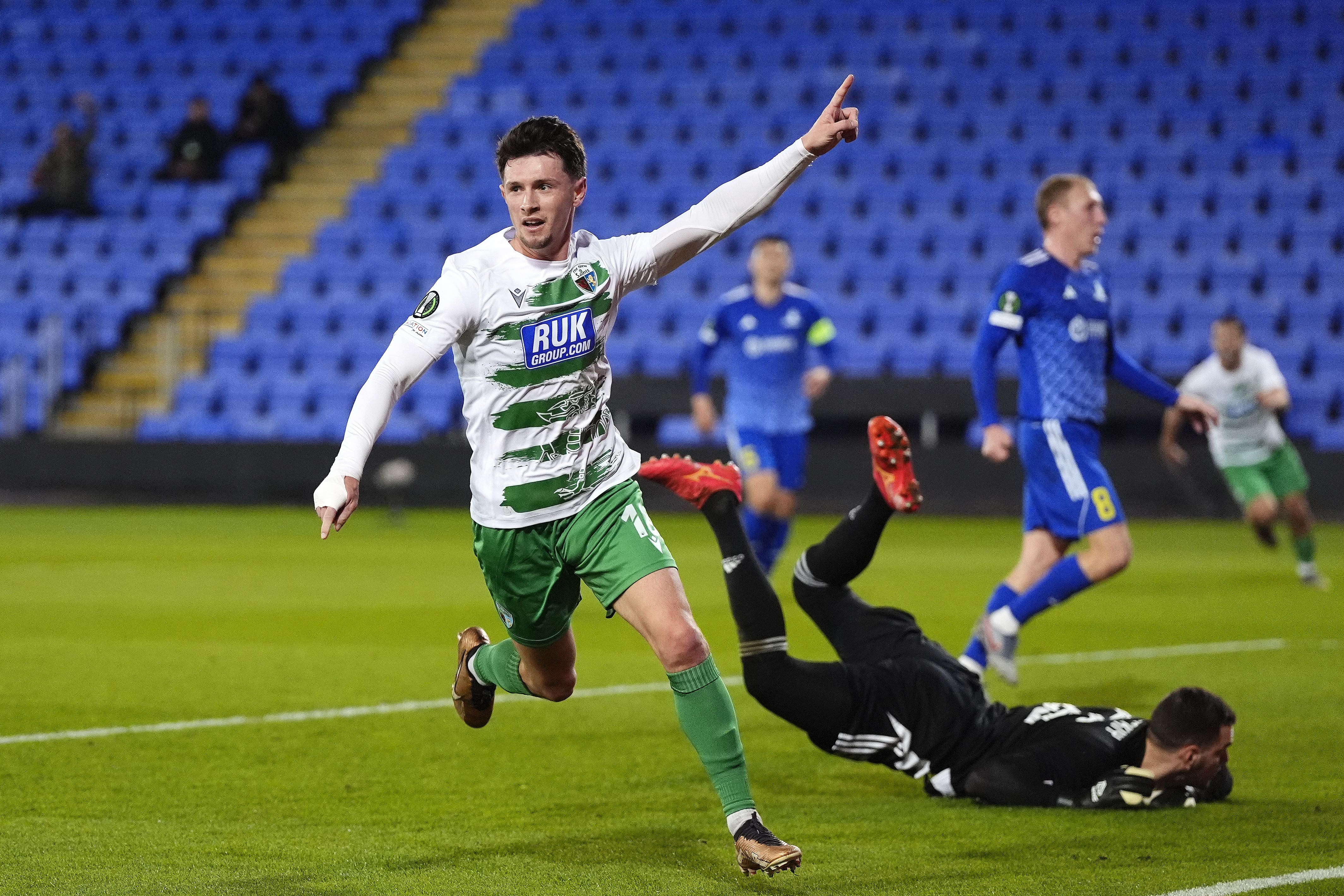 TNS make Welsh football history with Conference League win over Astana | The Independent