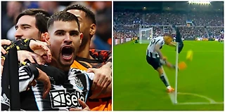 🎥 Гимараэс забил прямым ударом с углового! Для «Ньюкасла» этот мяч исторический