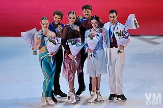 Петросян и Кондратюк — победители московского этапа «Гран-при» по фигурному катанию, в танцах на льду выиграла пара Степ