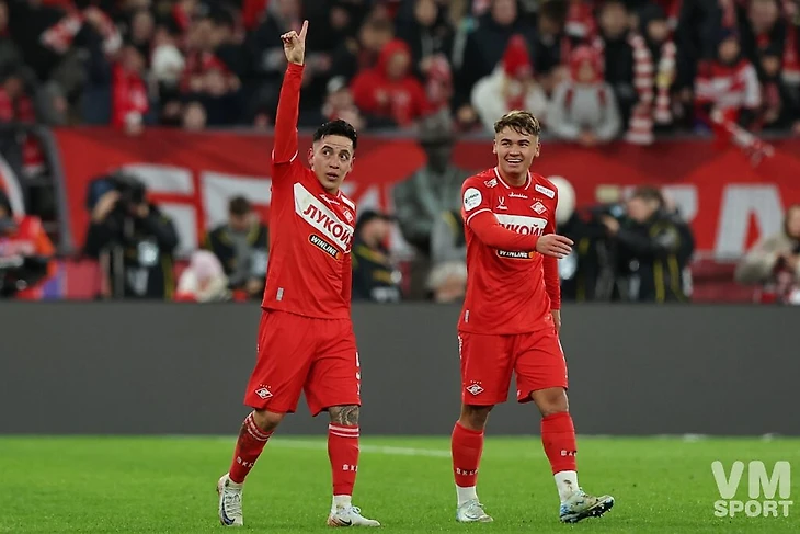 Эсекьель Барко и Манфред Угальде. ФК Спартак