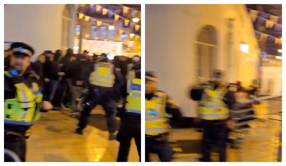 Жара в Брайтоне: фанаты тонущего «Аякса» устроили драку с английскими фанатами и полицией