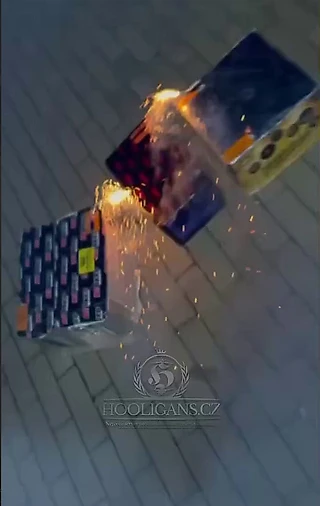 Фейерверки от ультрас Фейенорда