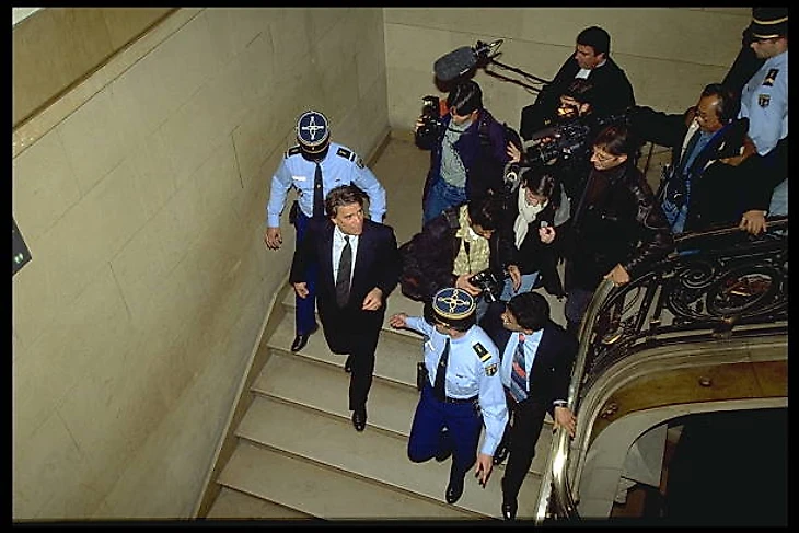 Bernard Tapie au tribunal pour l’affaire du Phocea.