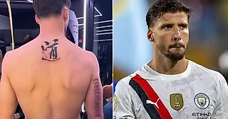 Рубен Диаш – стойкий мужик. Такую надпись на русском он набил на руке!😮🔥