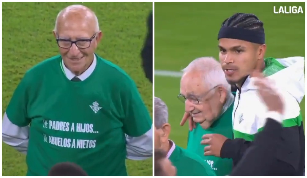 «Бетис» провел шикарную акцию: футболистов вывели на поле не дети, а дедушки