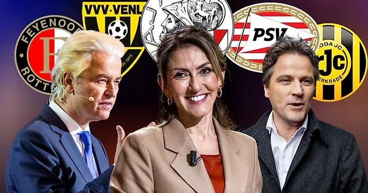 r/Eredivisie - Dit zijn de favorierlte clubs van de lijsttrekkers: