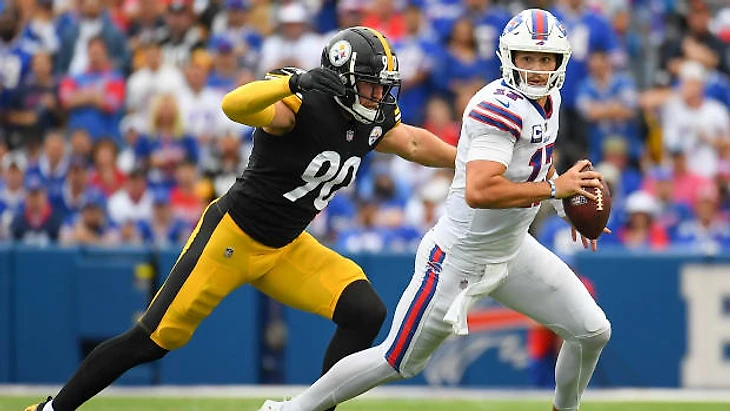 In the Clear? Bills QB Josh Allen Scouts Steelers Defense Without T.J. Watt