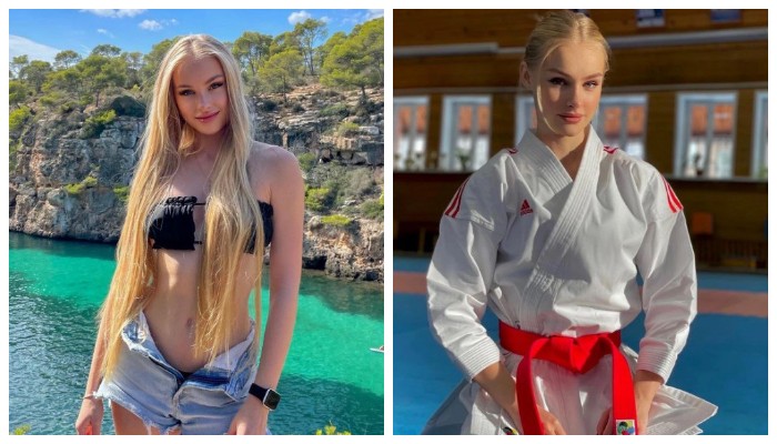 Клубы, девушки и спорт, карате