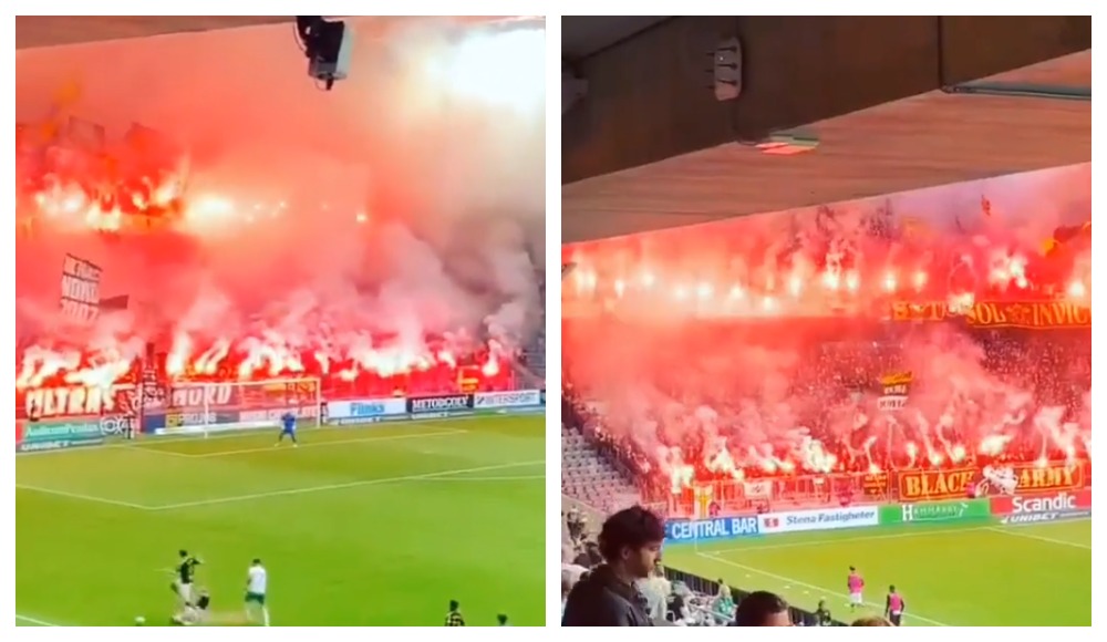 Лучший перфоманс недели: фанаты зажгли на главном дерби Швеции🎆🎆🎆