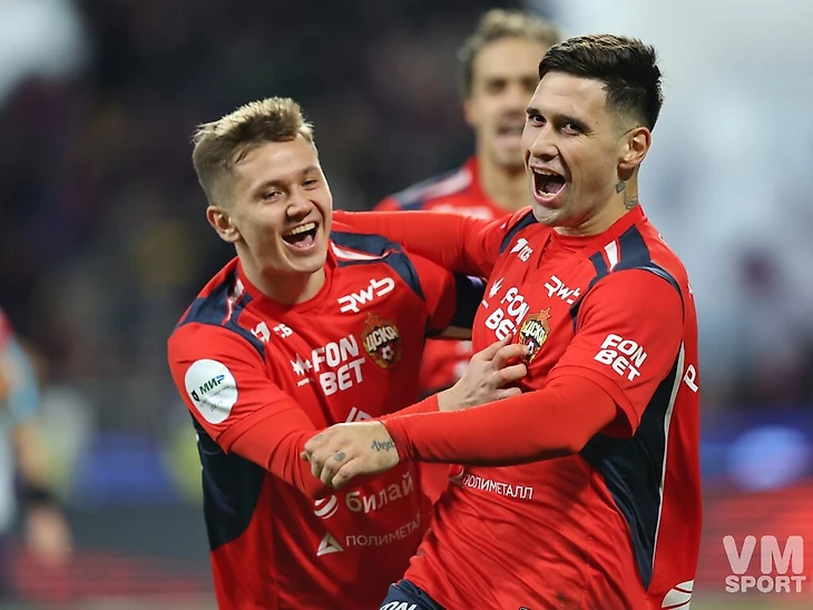 Иван Обляков и Родриго Вильягра. ПФК ЦСКА