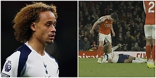 🎥 Дерби «Арсенала» и «Тоттенхэма» закончилось стычкой – Райс свалил Симонса. Деклан мстил за одноклубника