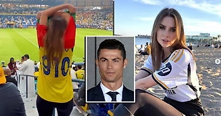 Русская модель, не пропускающая матчей CR7, готова к новым достижениям кумира🏆🔝 Красотка восхищается Кришем, а мы - ей