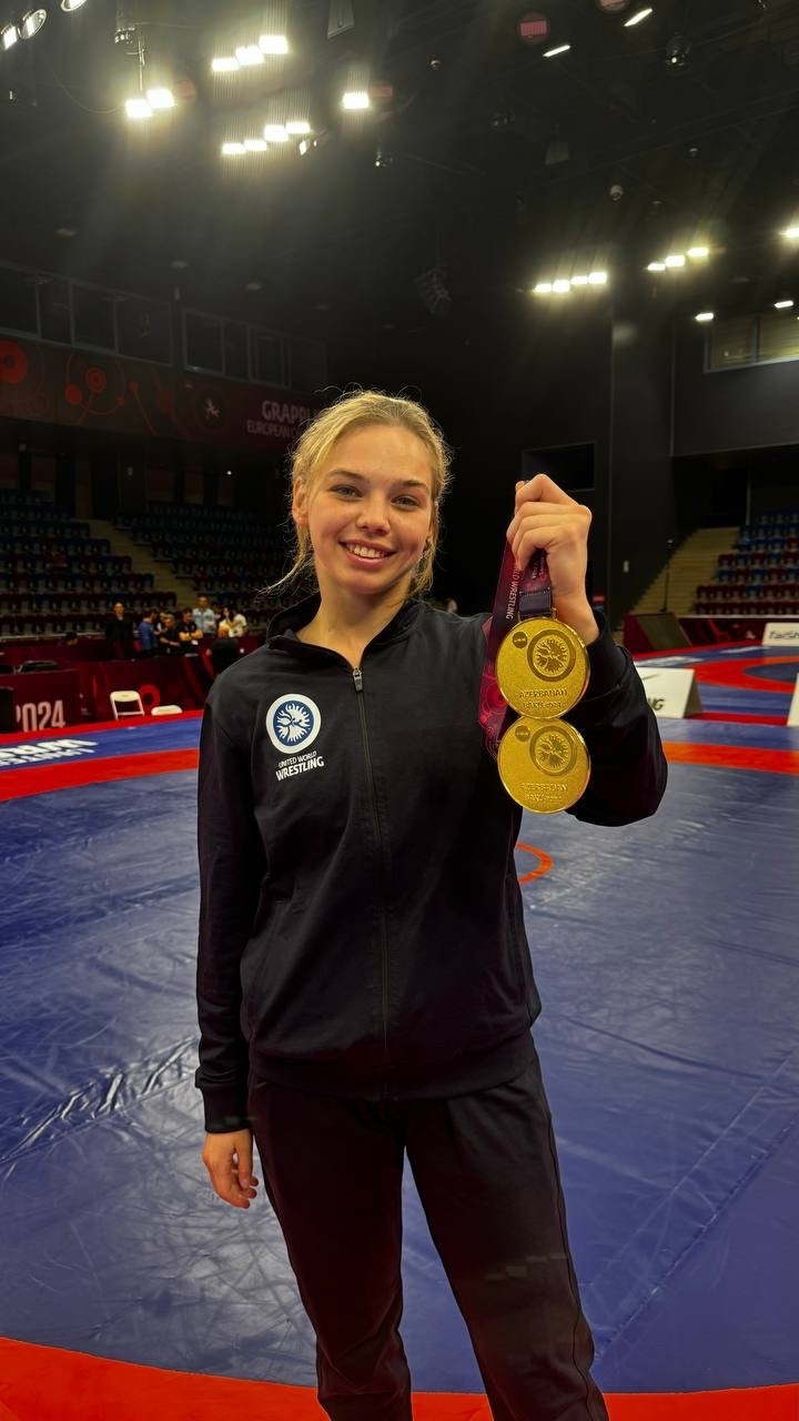 Олеся Журавлева взяла 2 золотых медали на Чемпионате Европы по спортивной борьбе грэпплинг (UWW)